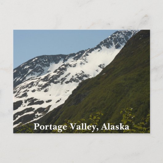Portage Valley, Alaska Briefkaart (Voorkant)
