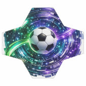 Portail Cyber Futuriste Vert Violet Vibrant (Plat)
