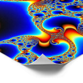 Portail hypnotique - Poster fractal (Coin)