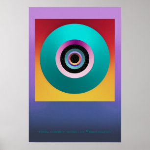 " PORTAL TO INFINITY " door Robert Singletary Poster