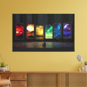 Portals gestreken Canvas (Insitu (Woonkamer))
