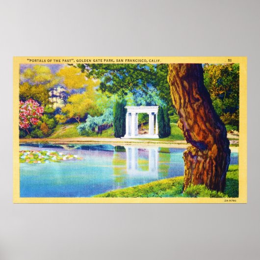 "Portals of the Past" Golden Gate Park Poster (Voorkant)