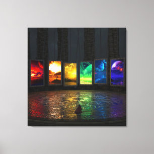 Portals (vierkant) canvas afdruk