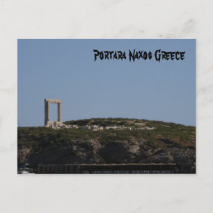 Portara Naxos Griekenland Briefkaart