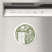 'Porte 2 Coeur' - Magnet (In Situ (Lave-vaisselle))