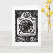 Porte à la carte de paradis - citation de (Fleur jaune)