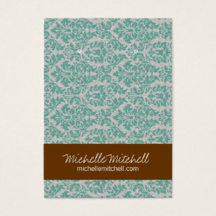 Porte à oreille CARTE DE VISITE Duo bleu Brown