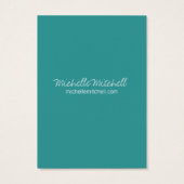 Porte à oreille | CARTE DE VISITE | Duo rouille (Dos)