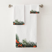 Porte à pin avec Serviette de bain Berries (En situation)