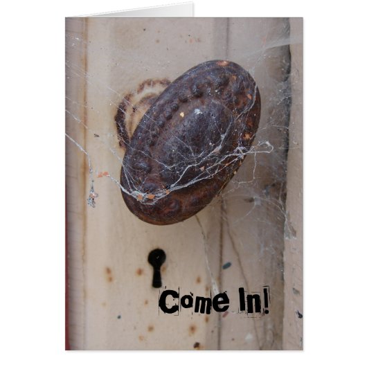 Porte abandonnée, entrez ! Invitation (Devant)