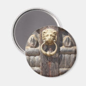 Porte ancienne avec aimant de Lion Knocker (Recto/Verso)