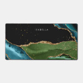 Porte Aqua/Vert personnalisé avec veines Parties s (Recto)