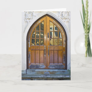 Porte arquée impressionnante - carte vierge