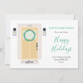 Porte avant Déplacement Faire-part Jaune (Devant)