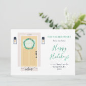 Porte avant Déplacement Faire-part Jaune (Debout devant)