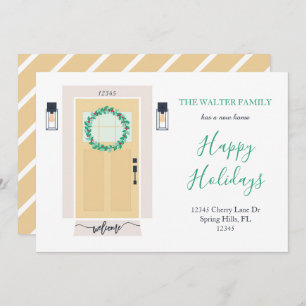 Porte avant Déplacement Faire-part Jaune