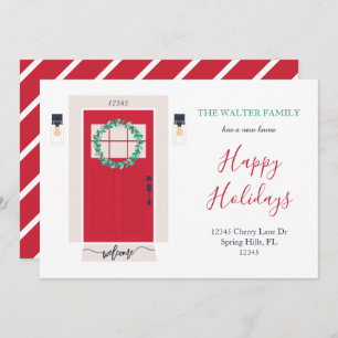 Porte avant en Faire-part rouge