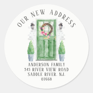 Porte avant   Nouveau Sticker Étiquette de adresse