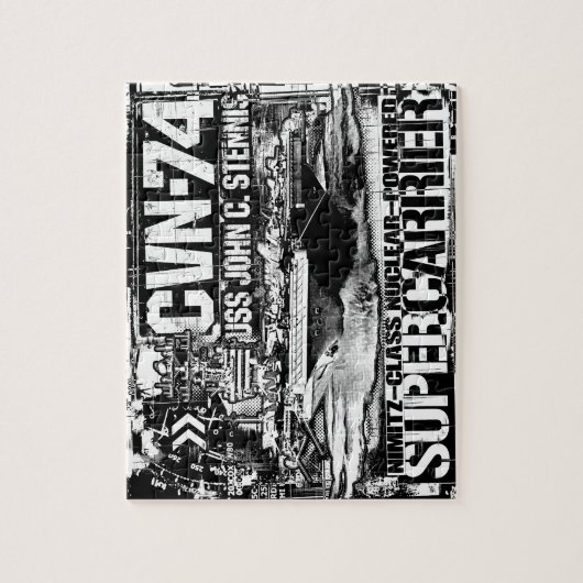 Porte-avions John C. Stennis Puzzle (Vertical)