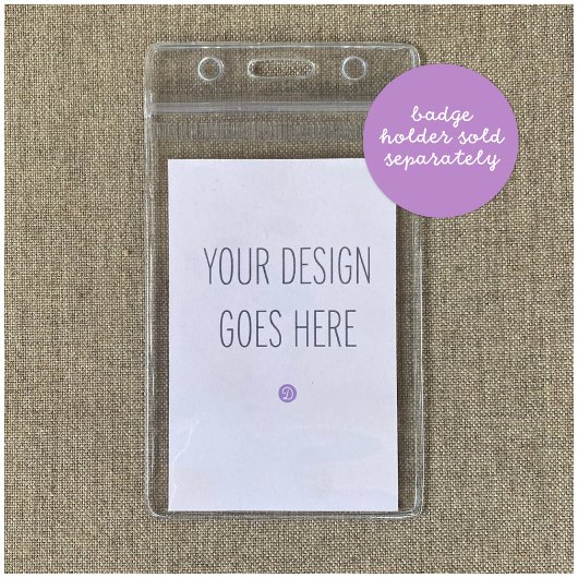 Porte-Badge Insertion Carte Euro Taille do-it-your