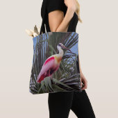 Porte-bec Roseate sur tout le sac (De près)