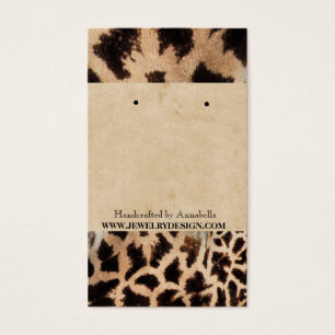 Porte-bijoux à l'africaine sauvage