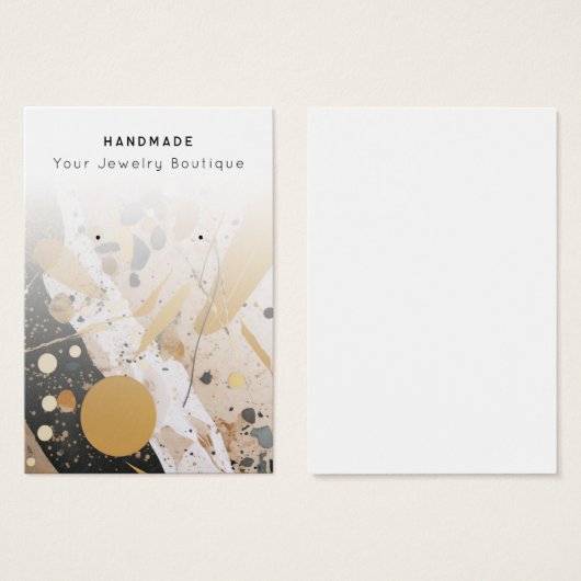 Porte-bijoux Abstrait Terrazzo (Devant & derrière)