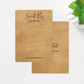 Porte-bijoux Carte de visite d'or (Bureau)