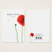 Porte-bijoux Cartes d'affichage ・ Simplicité du pa (Devant & derrière)