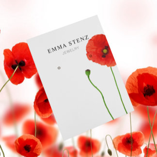 Porte-bijoux Cartes d'affichage ・ Simplicité du pa