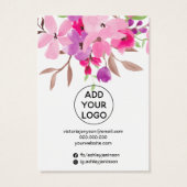 Porte-bijoux fleurie rose (Dos)