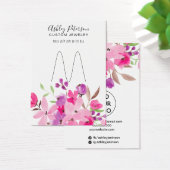 Porte-bijoux fleurie rose (Bureau)