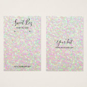 Porte-bijoux Parties scintillant Iridescente Busin (Devant & derrière)