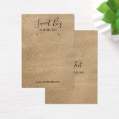 Porte-bijoux porte-bijoux Carte de visite Brown or (Bureau)