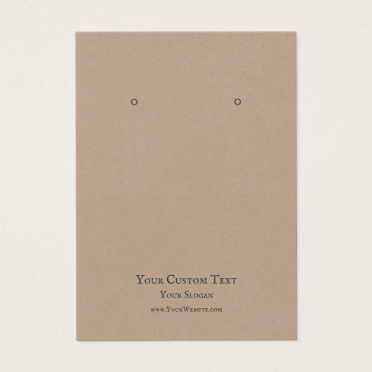 Porte-bijoux, Rustic Kraft (Devant)