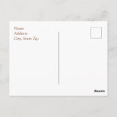 Porte blanche officielle Enregistrer la date Carte (Dos)