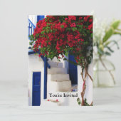 Porte Bleue Grecque - Mykonos, Grèce invitation (Debout devant)