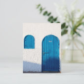 "PORTE BLEUE, MAROC", CARTE POSTALE DE PHOTOGRAPHI (Debout devant)