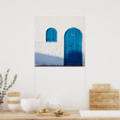 "PORTE BLEUE, MAROC", POSTER DE PHOTOGRAPHIE DE VO (Cuisine)