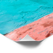 "PORTE BLEUE, MAROC", POSTER DE PHOTOGRAPHIE DE VO (Coin)