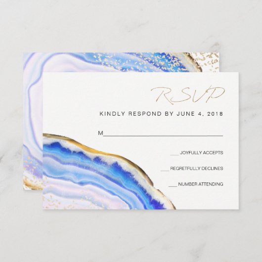 Porte bleue RSVP (Devant / Derrière)