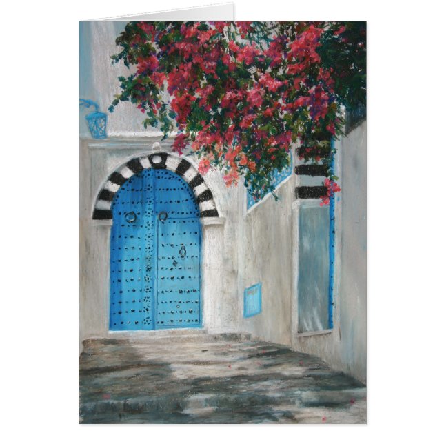 Porte Bleue Sidi Bou Boganvila (Devant)