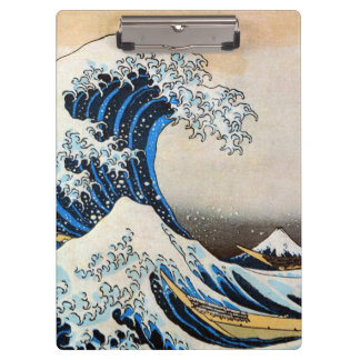 Porte-bloc 神奈川沖浪裏, grande vague de 北斎, Hokusai, Ukiyo-e