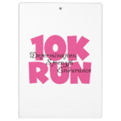 Porte-bloc 10K Run Sport Rose (Dos)