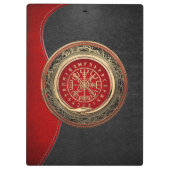 Porte-bloc [110] Vegvisir - Viking Gold Magic Runic Compass (Dos)