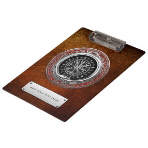 Porte-bloc [110] Vegvisir - Viking Silver Magic Runic Compass
