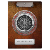 Porte-bloc [110] Vegvisir - Viking Silver Magic Runic Compass (Devant)