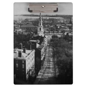 Porte-bloc 1859 : Une vue de Boston de la Chambre d'état