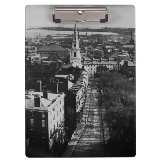 Porte-bloc 1859 :  Une vue de Boston de la Chambre d'état (Devant)