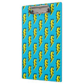 Porte-bloc 1980/1990 Neon Blue Yellow Lightning Motif (Gauche)